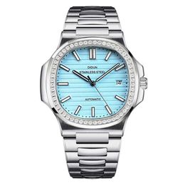 Other Watches DIDUN New Luxury Mens Watch Commercial Top Class Mens Watch Waterproof Luminous Diamond Quartz Watch High Quality J240326