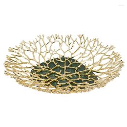 Bowls Modern Style Decorative For Home Decor And Centerpieces Gold Fruit Basket Bowl Kitchen Counter