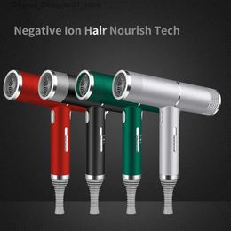 Hair Dryers Professional Dryer Infrared Negative Ionic Electric Household Salon Hairdressing Blow Hot Cold Wind Q240131