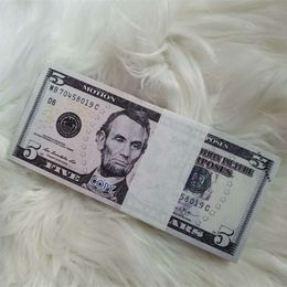 Party Supplies High Piecespackage American 100 Bar Currency Paper Dollar Atmosphere Quality Props 1005 Money50148932BBT