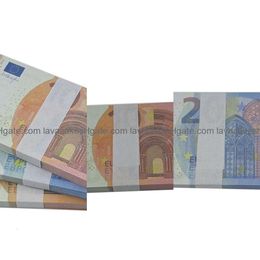 Other Festive Party Supplies Wholesales Prop Money Copy 10 20 50 100 200 500 Fake Notes Faux Billet Euro Play Collection Gifts 100 DhzevRBWX