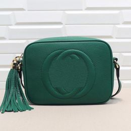 2024 Soho Disco Handbag Designer Bag Tassel Camera Bag Women Leather Single Shoulder Crossbody Bag Messenger Classic Luxury Black Seasonal Evergreen Style Bag 84
