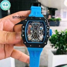 Automatic Mechanical Watches Fibre Tape Leisure Carbon Rm53-01 Mechanical Black LY