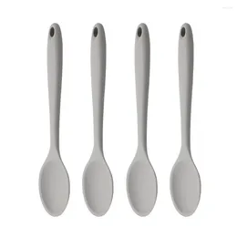 Spoons Silicone Spoon Mixing Cooking Kitchen Salad Utensils Supplies Home Tools Non-stick Vintage Decor