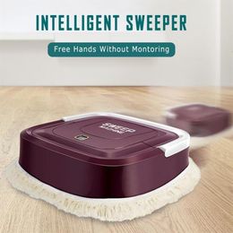 Auto Mopping Robot USB Charging Vacuum Cleaner Floor Sweeper Household Cleaning Tools Dust Hair Catcher Broom Sweeping Machine325S