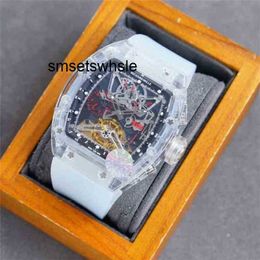 Automatic Mechanical Watches Tape Leisure Rm35-02 Carbon Fibre Shell Hollow Mechanical Men LY