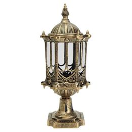 Outdoor Wall Lamps Retro Garden Light Porch Lamp Post Lantern Pillar Walkway Lighting Balcony Aisle Lights Decoration Yard Patio275J