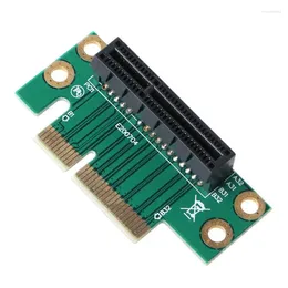 Computer Cables PCI Express PCI-E 1X 4X 8X Adapter Riser Card 90 Degree Right Angle Converter For 1U/2U Server Chassis