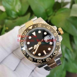 BP Factory Fashion Wristwatches 40 mm 116713 Two Tone Gold Ceramic Bezel Asia 2813 Movement Mechanical Automatic Men's Watch 280k