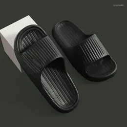 Slippers Sandals Female Summer 2024 Indoor Home Bathroom Thick Sole Non-Slip Eva Couples Silent Man Flip Flops Flat Shoes