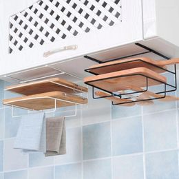 Kitchen Storage Cutting Chopping Board Rack Hanging Shelf Organizer For Under Closet Wall Chest Bottom Cupboard Cabinet Door