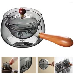 Dinnerware Sets Water Kettle 360 Degree Side Handle Pot Stainless Tea Pretty Glass Teapot Strainer Make