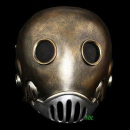 Horror The Clockwork Man Masks Halloween Hellboy Movie Masquerade Kroenen Full Face Helmet Resin Mask Adult Size Cosplay Prop Y200210h