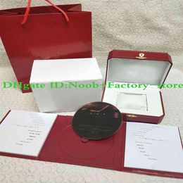 Red Watch Original Box Papers Card Purse Gift Boxes Handbag Balloon watch use Watch Boxes Bag Cases214B