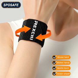 Wrist Support 1Piece Wrist Compression Brace Elastic Wrist Support Strap Fitness WeightliftingTendonitisCarpal Tunnel ArthritisPain Relief YQ240131