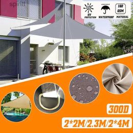 Shade 2x2m/2x3m/2x4m Waterproof Awning Sunshade Sun Shade Sail For Outdoor Garden Beach Camping Patio Pool Sun Canopy Tent Sun Shelter YQ240131