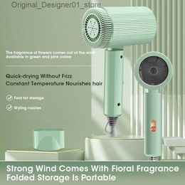 Hair Dryers Fold Hair Dryer Professional with Ionic Condition Fast Hairdryer Blow Dryer Constant Temperature Hair Care Portable Hair Dryer Q240131