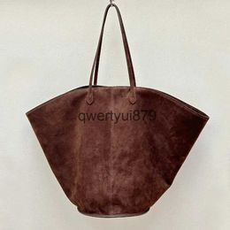 Shoulder Bags Faux Suede Frosted Tote Bags For Women Luxury Designer andbags And Purses 2023 New In Vintage Large Capacity Soulder BucketH24131