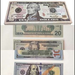 Best 3A Other Festive Children Gift Usa Dollars Party Supplies Prop Money Movie Banknote Paper Novelty Toys 10 20 50 100 Do866048688pm