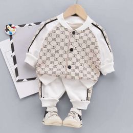 Autumn Children Clothing Boys Sets spring Tracksuit Baby Girls Clothes Casual Print Cotton Suit Costume For Kids Children's suit