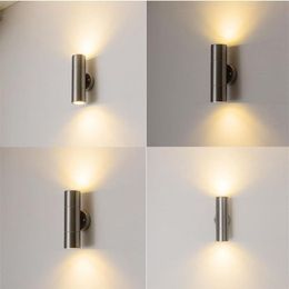 Outdoor Waterproof IP65 Wall Lamp Modern LED Light Indoor Sconce Decorative Lighting Porch Garden Lights GU10 Lamps295e