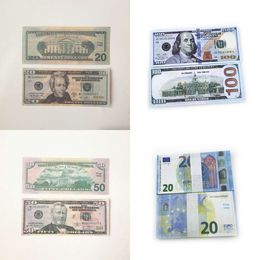 3 pack New Fake Money Banknote Party 10 20 50 100 200 US Dollar Euros pound English banknotes Realistic Toy Bar Props Copy Currency MovieXGFO5DH2XNWH