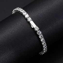 New Arrival Women Jewelry Vvs Moissanite Diamond Cluster Tennis Bracelet Iced Out Lab Grown Diamond Tennis Bracelet288C