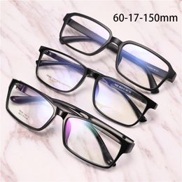 Sunglasses Vazrobe 150mm Oversized Eyeglasses Frame Male Women Black Reading Glasses Men TR90 Large Spectacles For Prescription