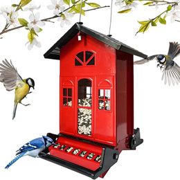 Other Bird Supplies Feeders For Outdoors Metal Squirrel Proof Hanging Large Capacity Wild Cardinals Finches