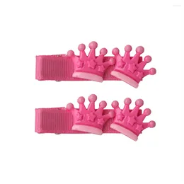 Hair Accessories 1Pair 2pcs Arrival Mini Crown Barrettes Little Girls Hairpins Children Headwear Princess Clip