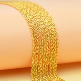 Necklaces Zhixi Prue Gold Necklace Fine Jewelry Boutique Pure Au750 Pendant Chain Women's Wedding Gifts