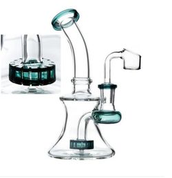 6.3inchs beaker base Dab Rigs Thick Glass Water Bongs Hookahs Smoke Glass Pipe Oil Rigs With 14mm Banger