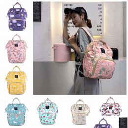 Diaper Bags Backpacks Brand Baby Printed Nappy Maternity Backpack Designer Nursing Bag Care Tote 15 Latest Designs Drop Delivery Dhkbi