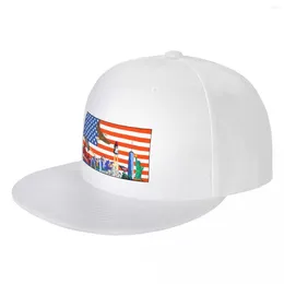 Ball Caps AmericanFlag R/place 2024 Artistic Rendition Merch Hip Hop Hat Beach Bag Men Winter Women's