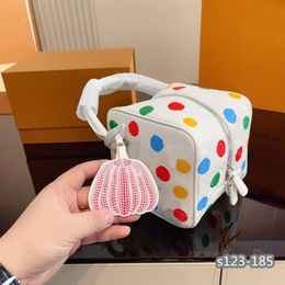 Designer PAINTED DOTS Bag Capucines Handbag Taurillon Leather Women Business Briefcase Yayoi Kusama Fashion 3D Print Dote Flap Mes258K