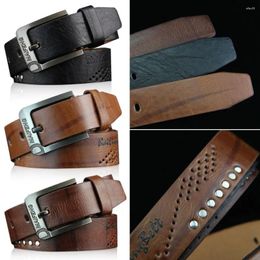 Belts Durable Casual Vintage Wild Skirt Pin Buckle Waistband Men Pants Bands Genuine Leather Belt