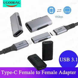 Type-C Female To Adapter USB-C Charging Converter Portable Extension Connector Cable For Phone Tablets Laptops
