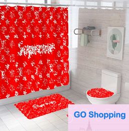 New Shower Curtain Wholesale Plain Polyester Shower Curtain Cloth Waterproof Shower Curtain Hotel Partition Curtain