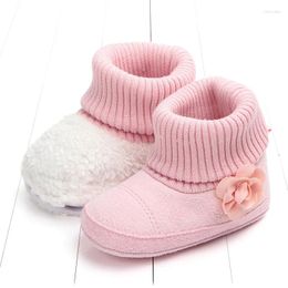 First Walkers DOGEEK Fashion Est Winter Baby Warm Shoes Cotton Boots Small Flower 0-1 Years Old Wholesale 0757-1