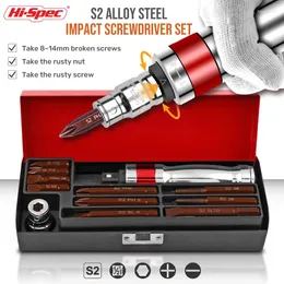 Impact Screwdriver Set Multifunctional Heavy Duty Shock Bits Non-Slip Screw Extractor Repair Driver