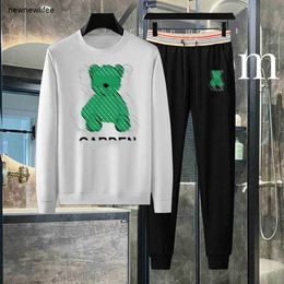 designer hoodie men brand clothing for mens spring tracksuit fashion little bear logo long sleeved man top student pants Jan 31 high quality