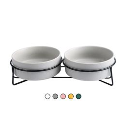 Feeding Ceramic Dog Bowl Cat Bowl Pet Food Water Feeder For Cats Small Dogs Pet Bowl Cat Accessories Dog Supplies Dropshipping Centre