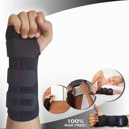 Wrist Support Carpal Tunnel Wrist Brace Support Removable Metal Splint Three Adjustable Straps for Tendonitis Sports Injuries Pain Relief YQ240131