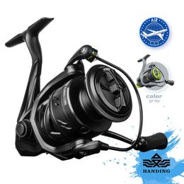 HANDING M1 Spinning Reel Graphite Reel 9 1 Ball Bearings 12kg Max Drag 5.2 1 Gear Ratio All Purpose Fishing Spinning Reel 240119