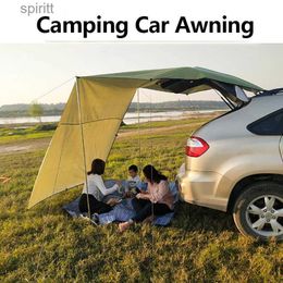 Shade 2023 Car Shelter Shade Camping Side Car Roof Top Tent Awning Waterproof UV Portable Camping Tent Automobile Rooftop Rain Canopy YQ240131