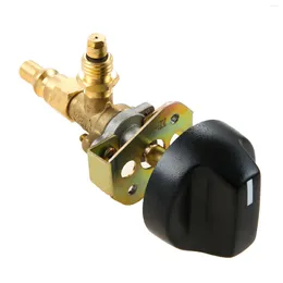 Tools Solid Brass Valve Control Knob With 1/4" Quick Connect Plug 57274 Replace For Olympian 5500/5100 Weber 200 Grills Camper Propane