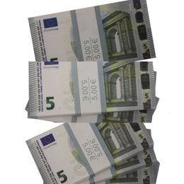 Prop Money Copy Festive Party Supplies Toy Euros Party Realistic Fake uk Banknotes Paper Money Pretend Double Sided0DYD