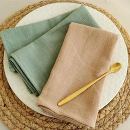 Table Napkin Muslin 2 Pieces 30 45 Cm Wedding Napkins Runner Individual Tablecloths For Party Supplies Cotton Gas Towel