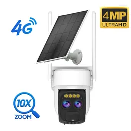 Zoom Solar Camera Ultra Low Power Dual Lens IP With Full Colour Day And Night Motion Detection