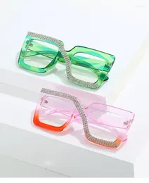 Sunglasses Oversized Square Women's Glasses Frames Transparent Black Optical Lenses Female Eyeglasses Big Eyewear